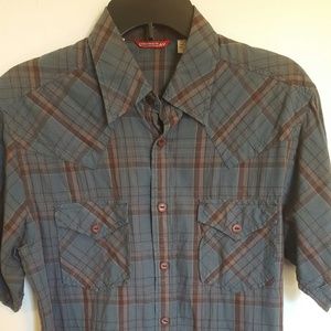 Unionbay Men Large Short Sleeve Casual Shirt